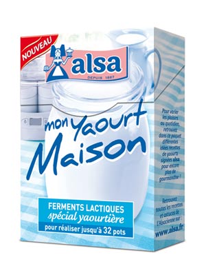 Test des ferments lactiques Alsa « Recettes de Yaourts maison